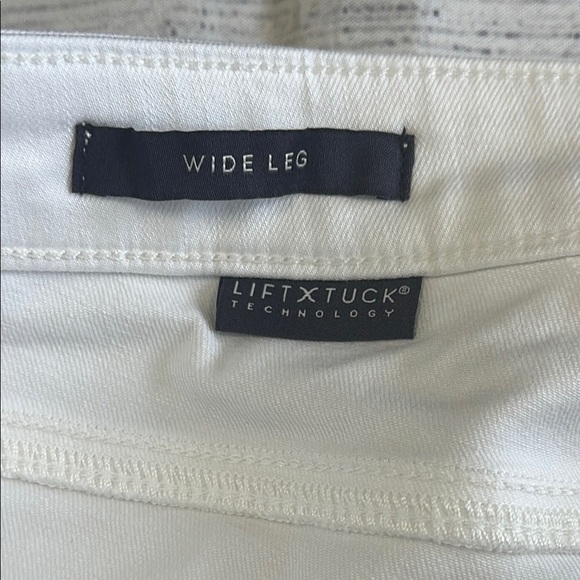 NYDJ Sz 14W Teresa Wide Leg Ankle Jeans • Optic White • NWT! - Picture 10 of 16